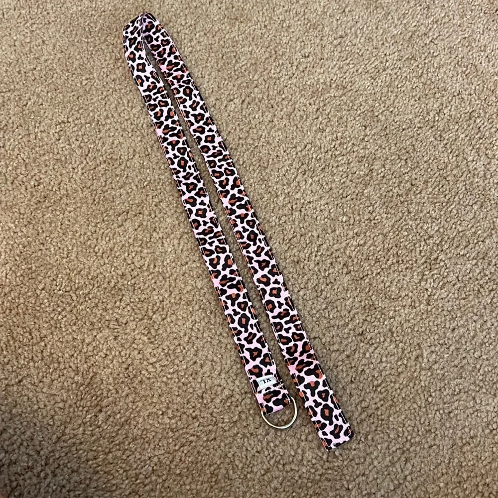 pink leopard belt